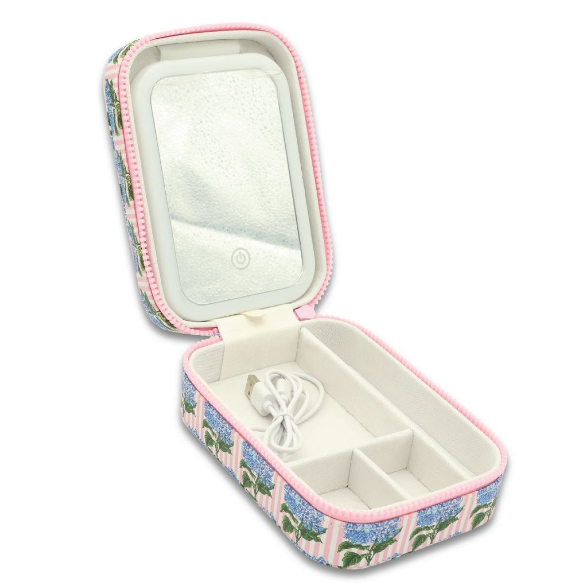 Simply Southern® Light Up Jewelry Case: Pink Hydrangea