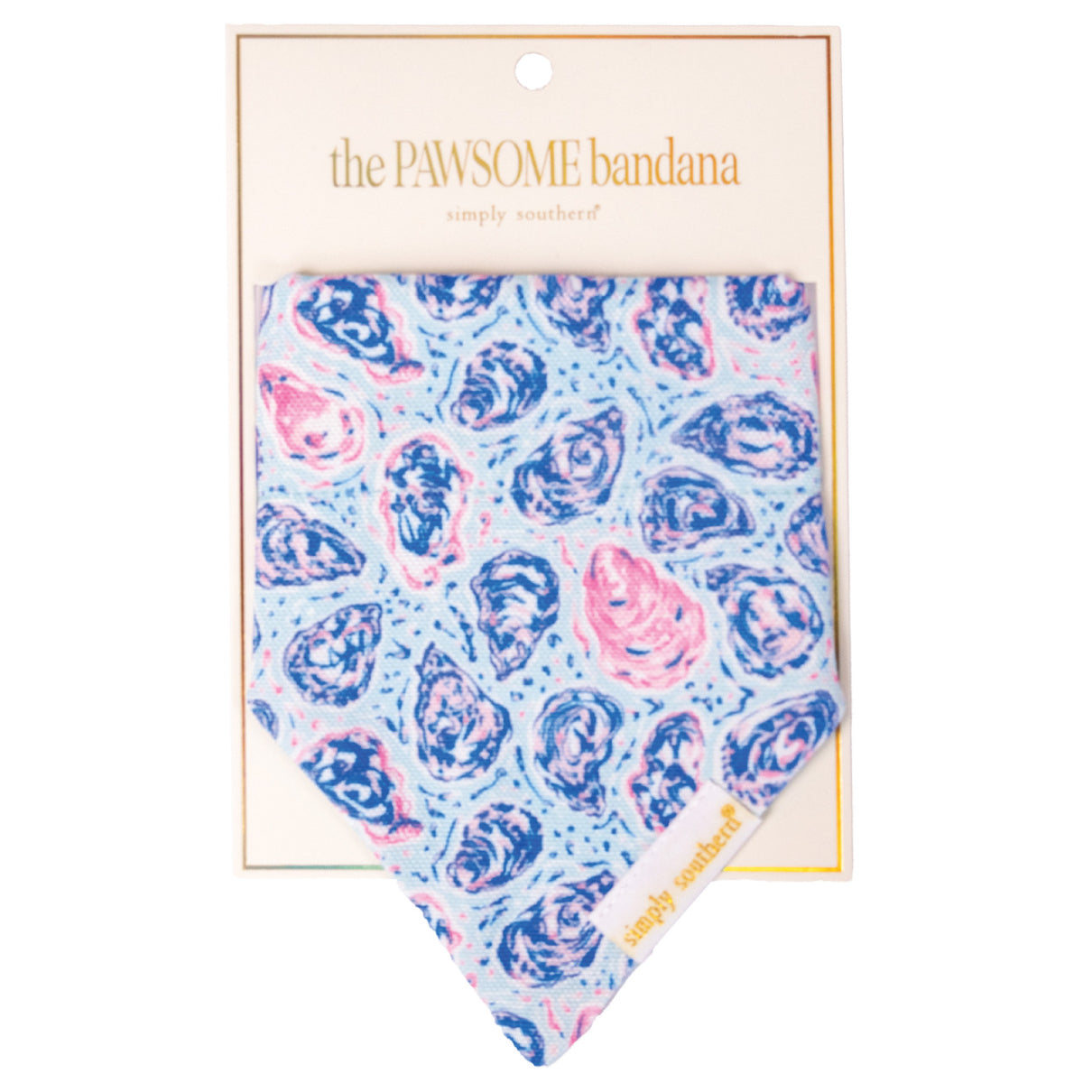 Simply Southern® Pet Bandana: Oyster