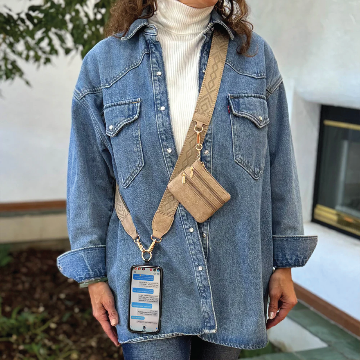 Clip & Go Camel Strap