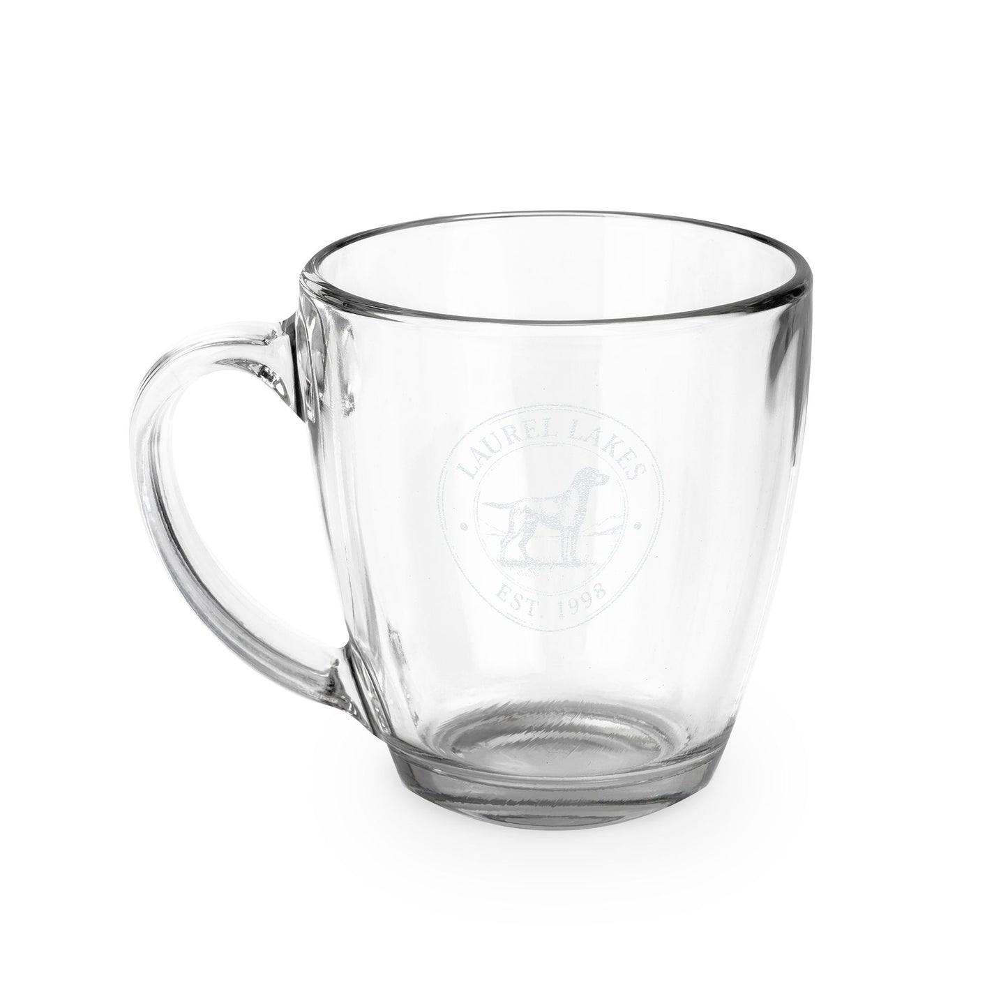 Engraved Tapered Glass Mug 15.5 oz