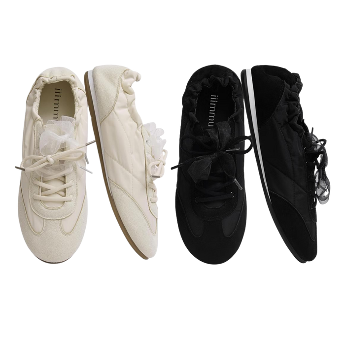 Ballet Flats Sneakers for Women Casual Walking Shoes