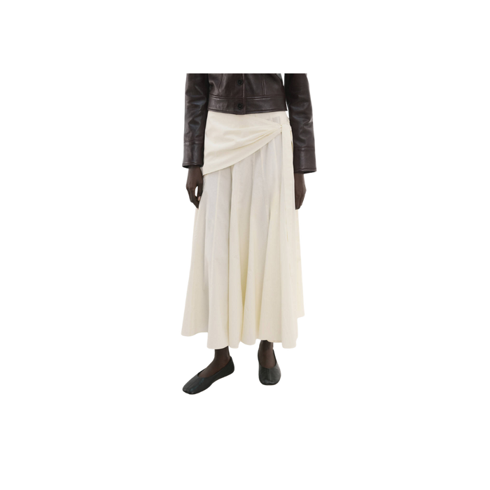 A-Line Skirt with Scarf Detail