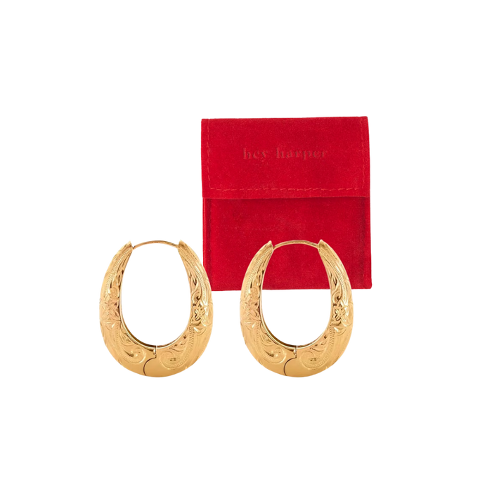 Daphne Bella Hoop Earrings