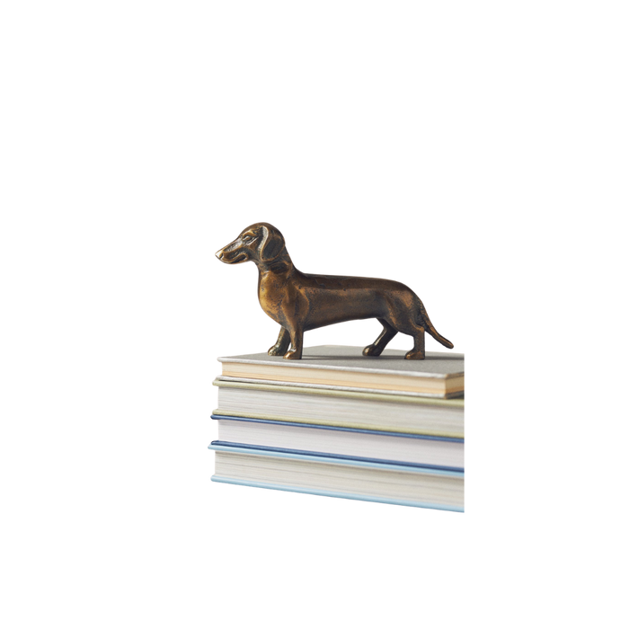 Dachshund Bronze Metal Decorative Object