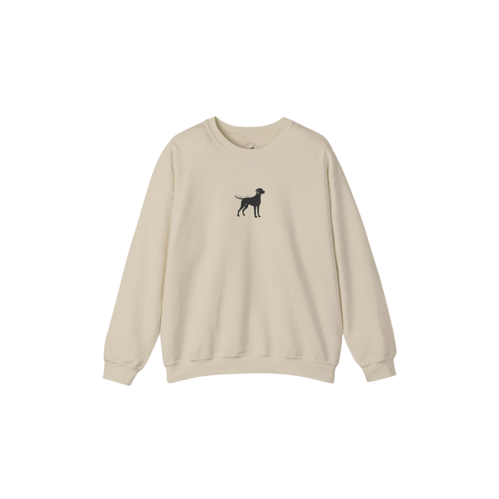 Black Labrador Silhouette Sweatshirt