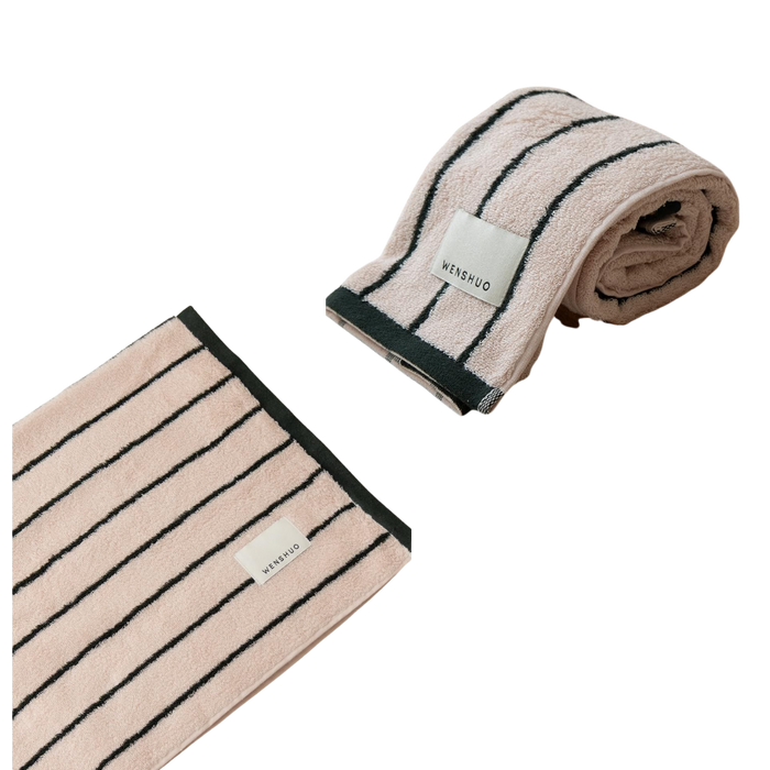 Acorn & Ink Striped Bath Towel