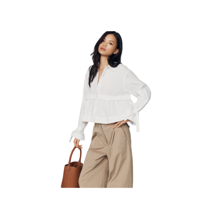 Maeve Long-Sleeve Swing Top