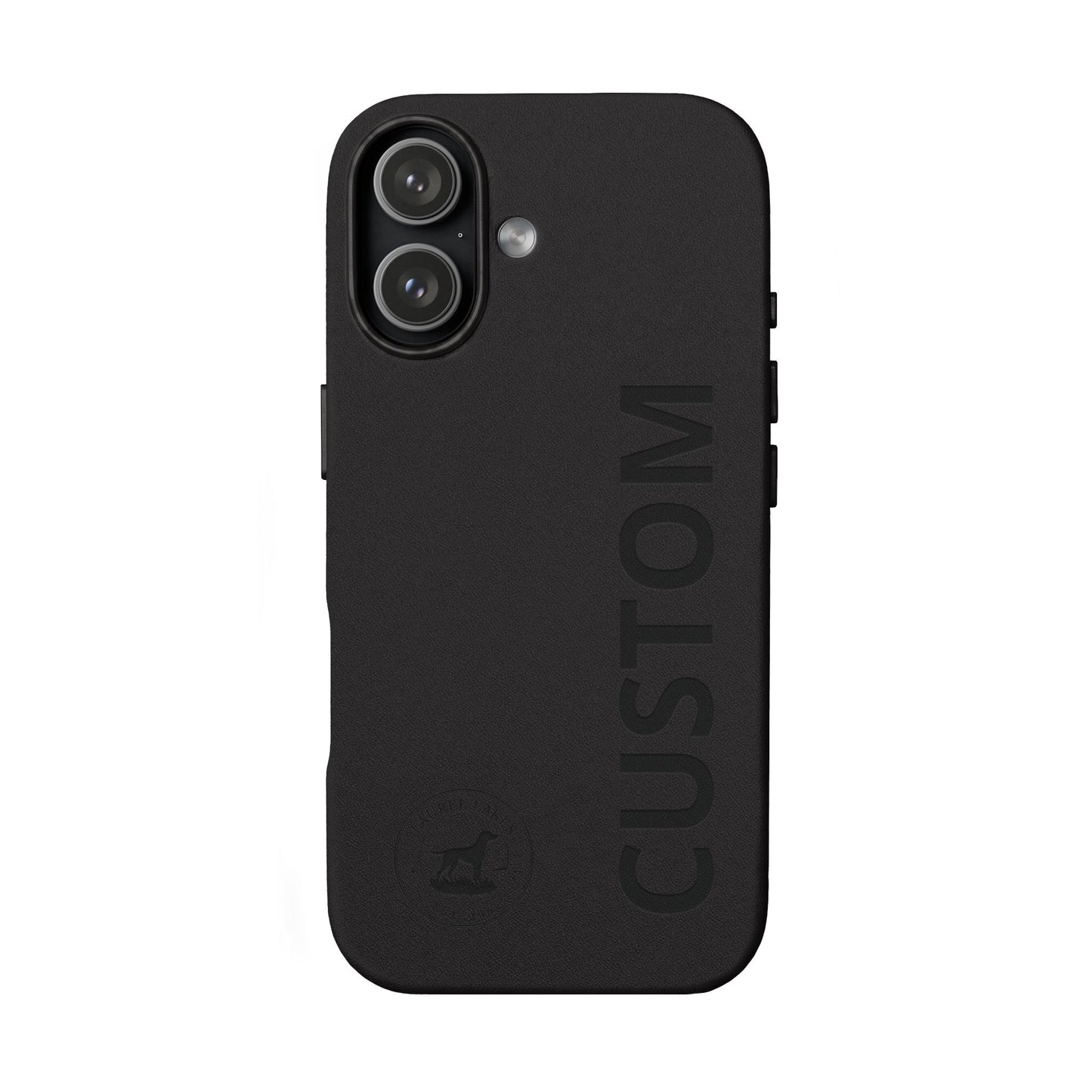 Custom Engraved PU Leather Phone Case