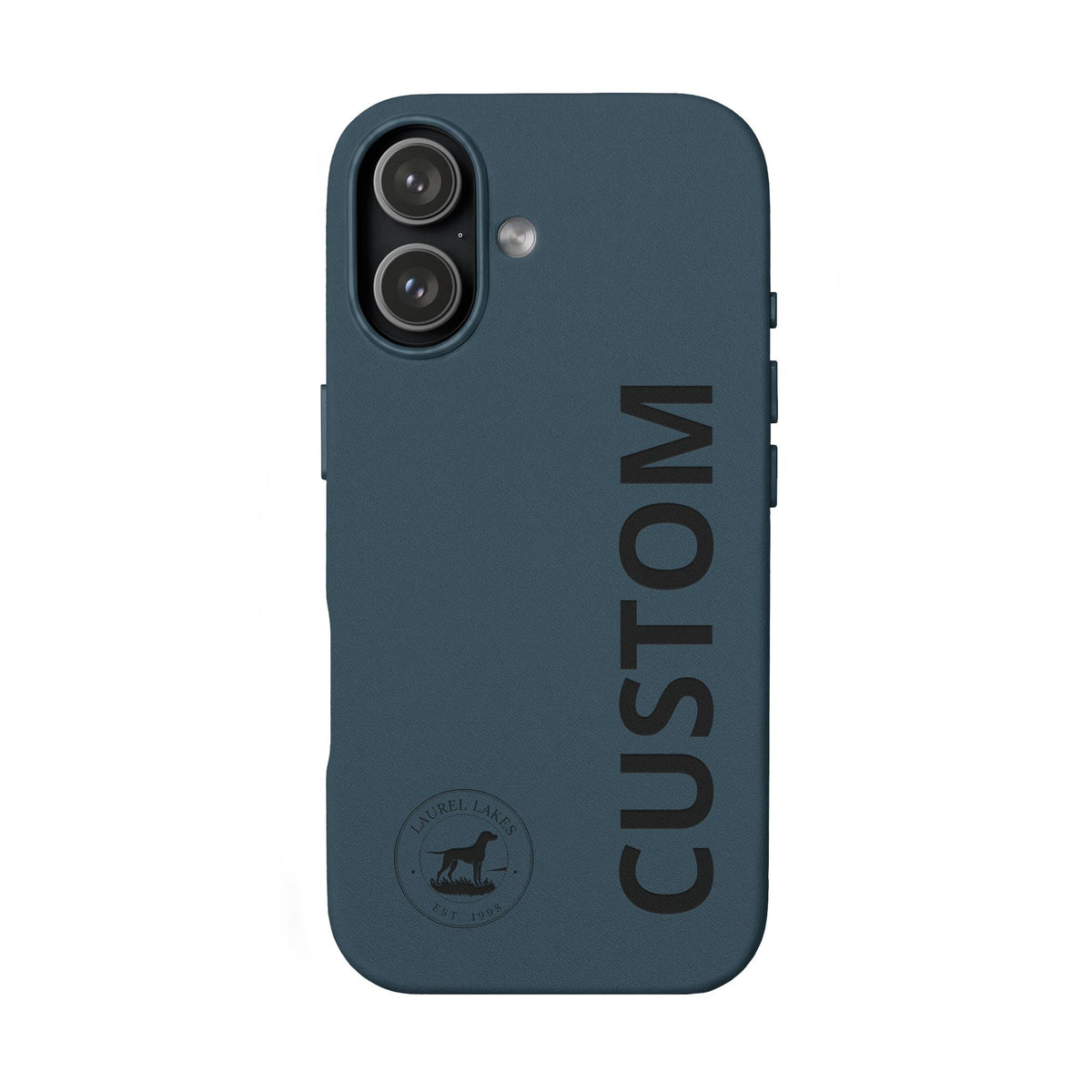 Custom Engraved PU Leather Phone Case