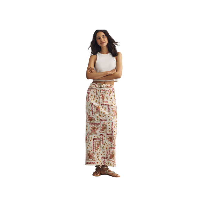 Colette Belted Maxi Skirt