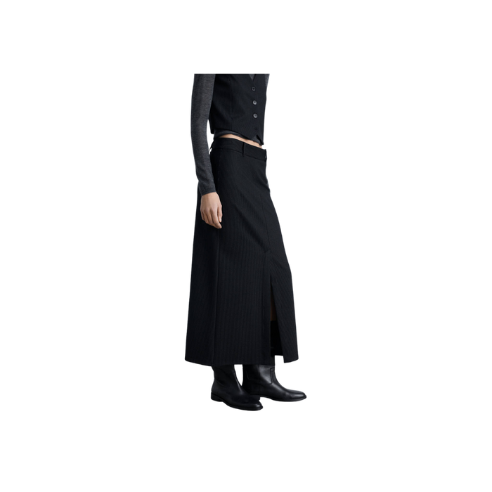 Pinstripe Suit Skirt