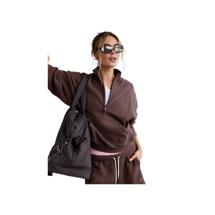 Cloud Fleece Seamed Quarter Zip Sweatshirt