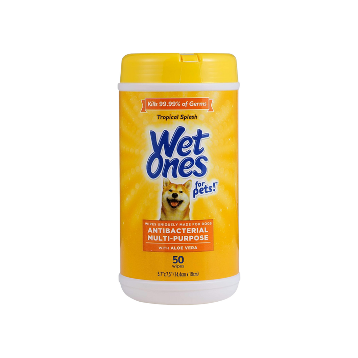 Wet Ones for Pets Antibacterial Dog Wipes