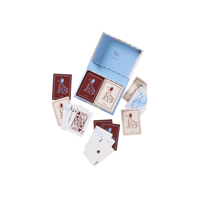 Anthropologie X Papier Dog Double-Deck Playing Card Set