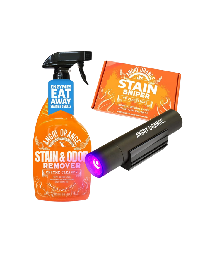 ANGRY ORANGE Pet Stain & Odor Remover Kit
