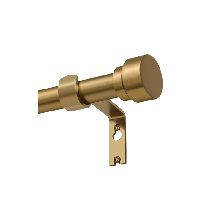 Brushed Gold Curtain Rod
