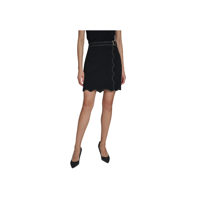 Scallop Wrap Skirt