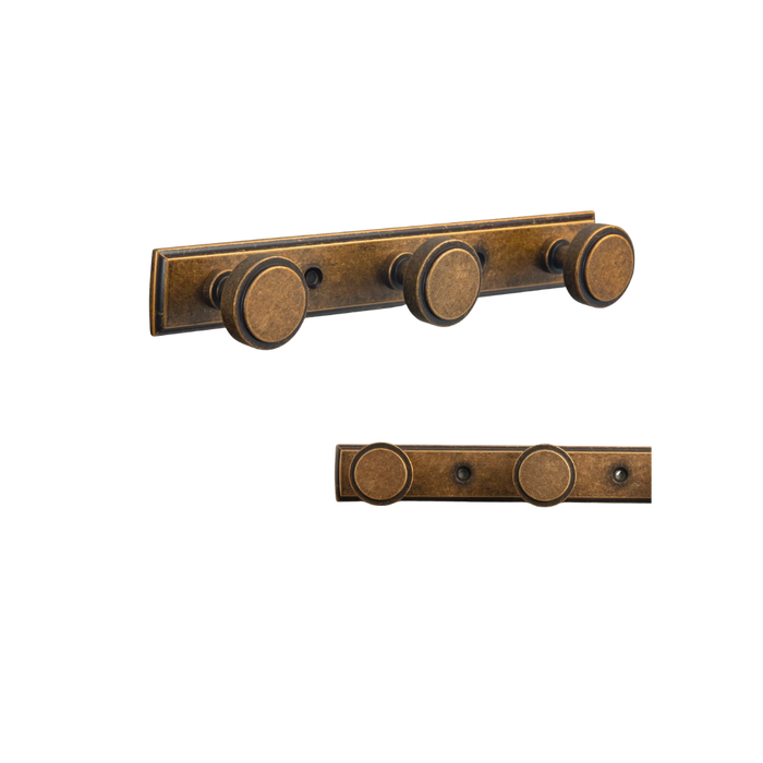 Antique Brass Coat Rack