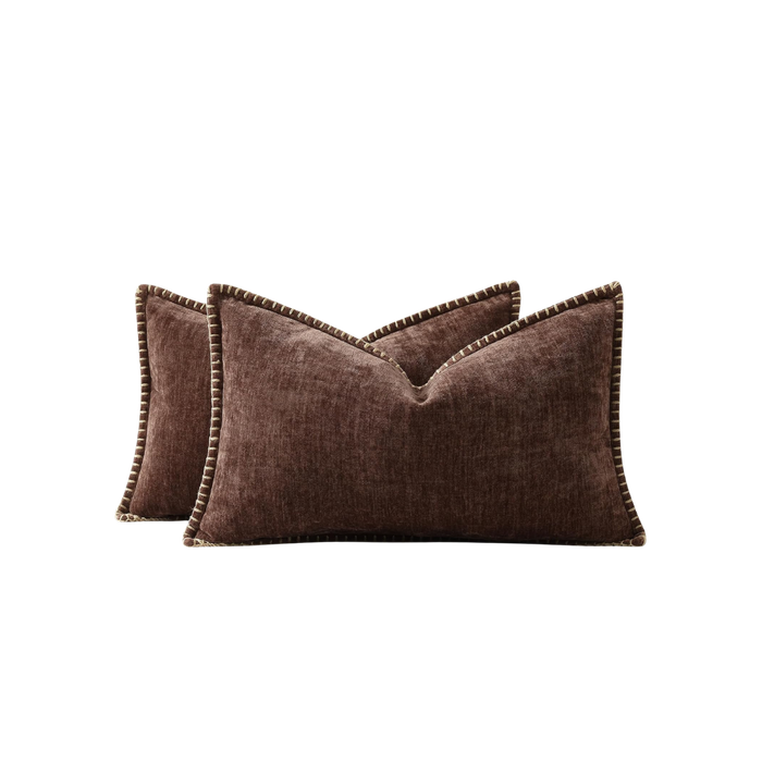Chenille Throw Pillow Covers