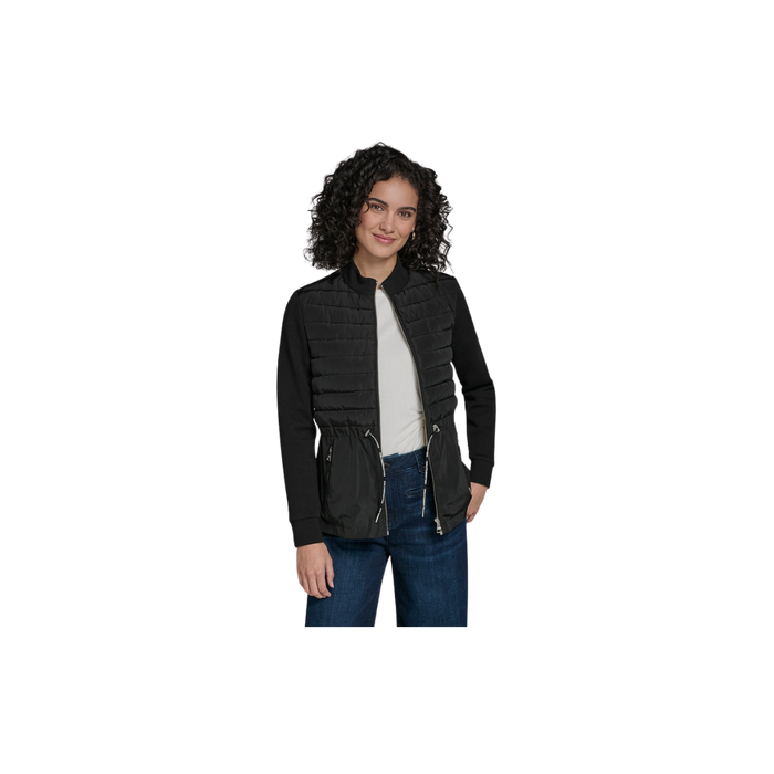 Mixed Media Quilted Jacket