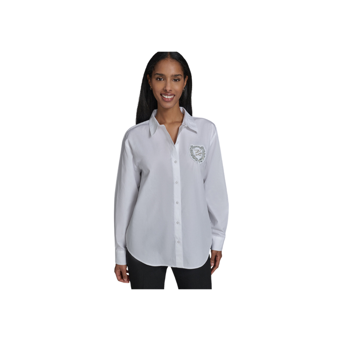 Logo Crest Varsity Blouse