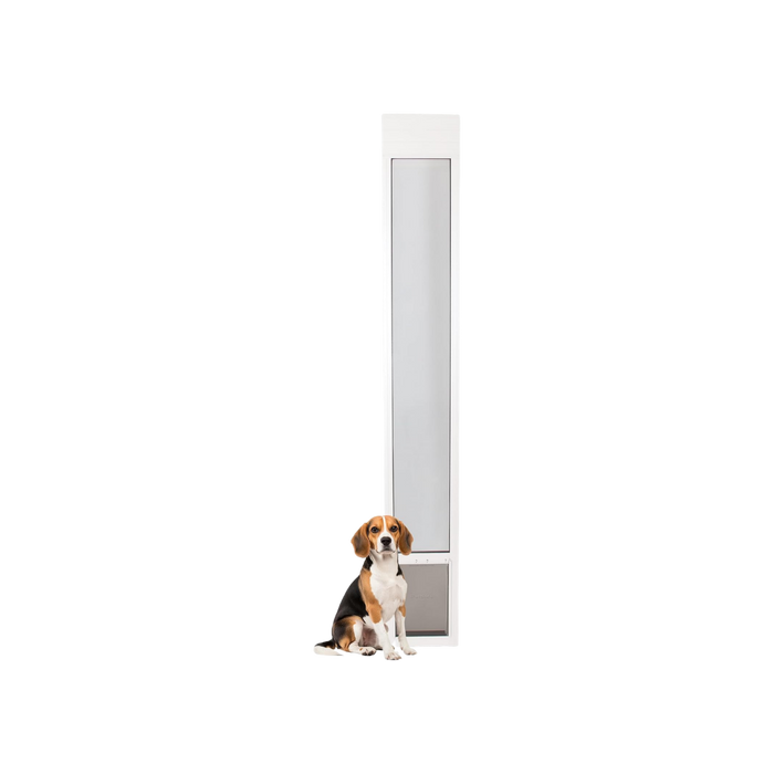 PetSafe Sliding Glass Pet Door, Medium, White