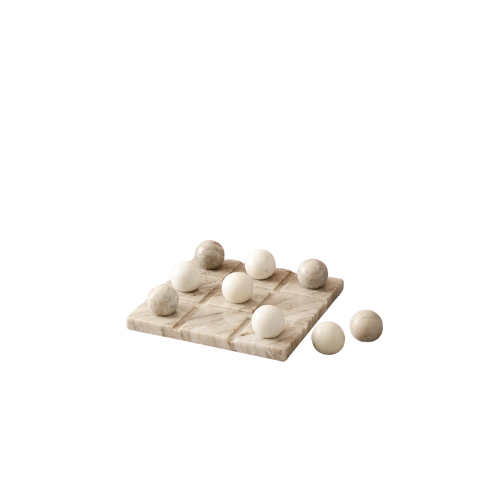 Marble Tic Tac Toe Game Board