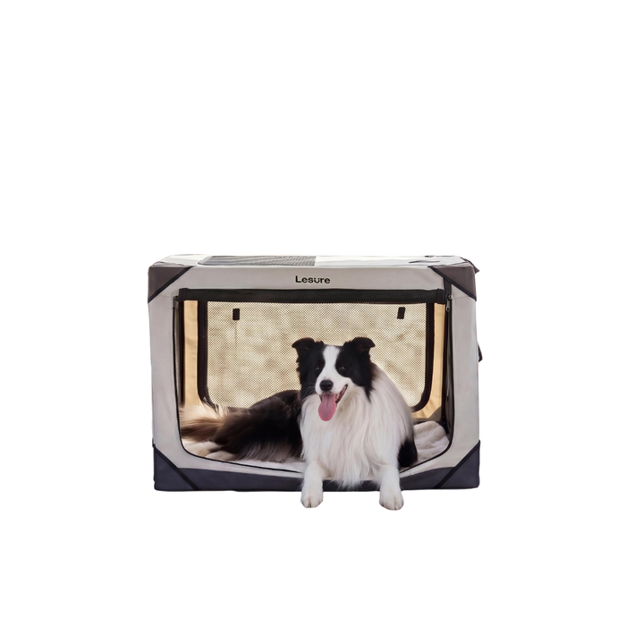 Lesure Portable Soft Collapsible Dog Crate