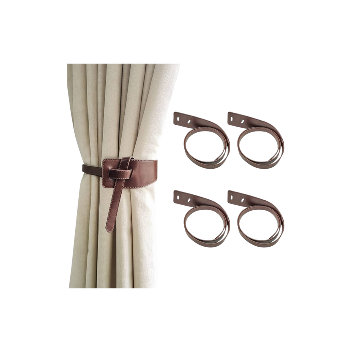 Leather Curtain Tiebacks