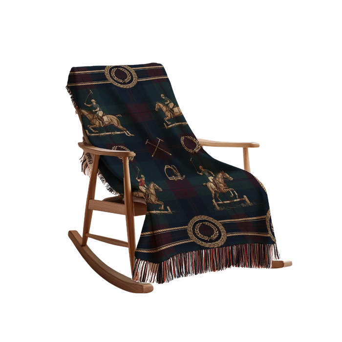 Polo Pattern Throw Blanket