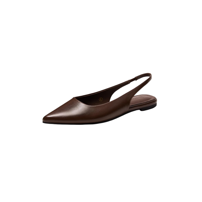 Pointed Toe Slingback Flats