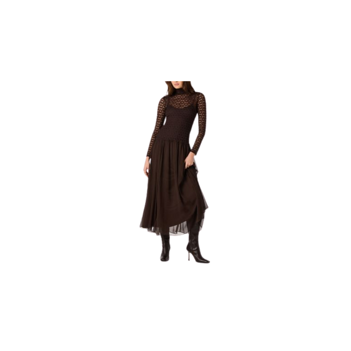 Camila Mixed Media Maxi Dress