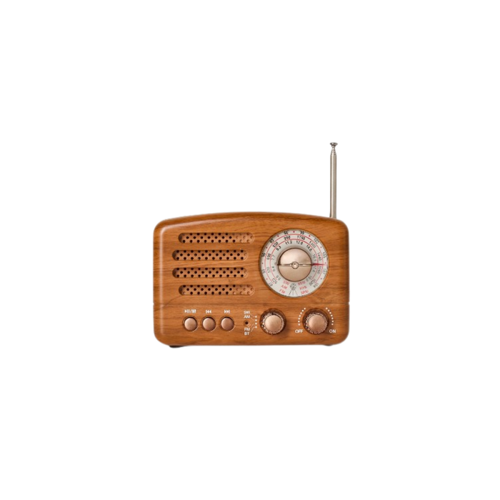 Small Wood Bluetooth Radio