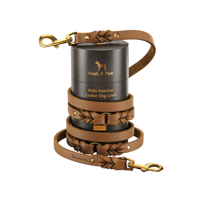 NOAH & PAW Leather Dog Leash