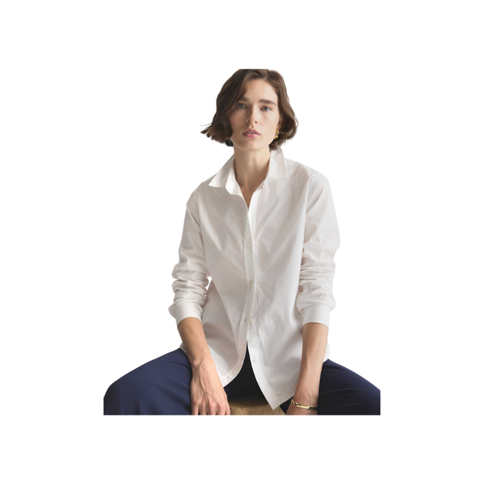 100% Organic Cotton Poplin Long Sleeve Shirt