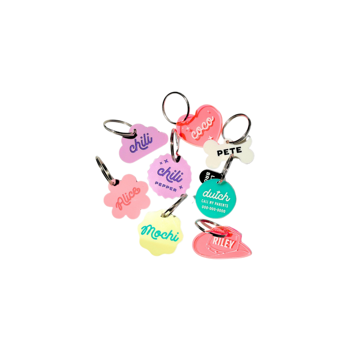 Personalized Acrylic Pet ID Tag (Our Fave)