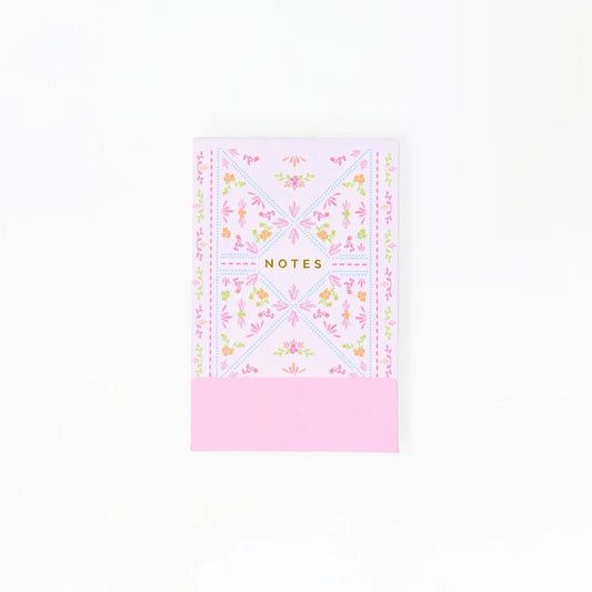 Flip Notepad: Floral Stitch