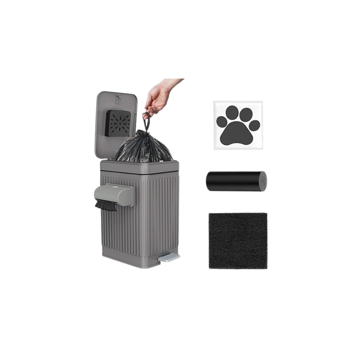 Dog Poop Trash Can for Outside