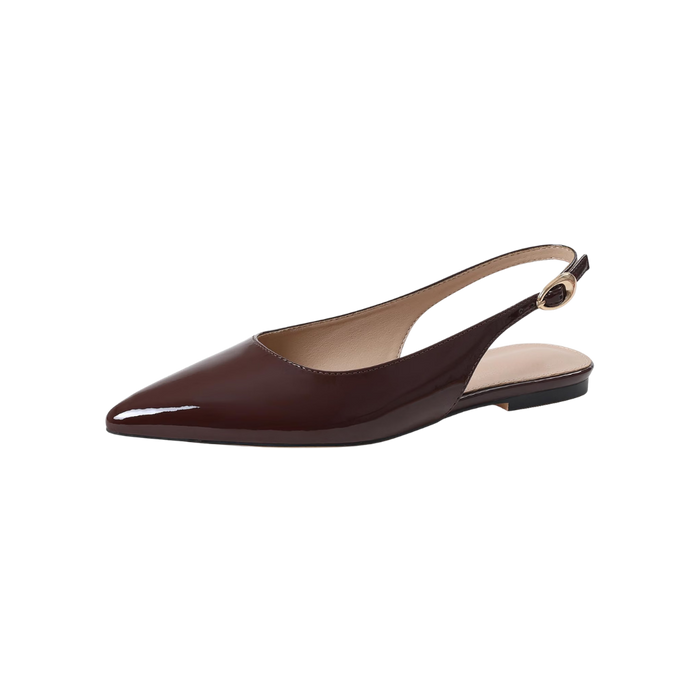 Pointed Toe Slingback Ballet Flats