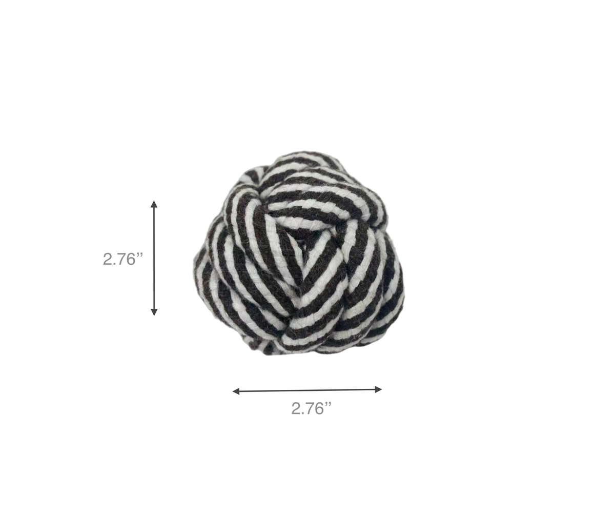 Monli Rope Toy / Black and White
