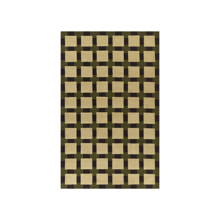 Hand-Tufted Geometric Rug