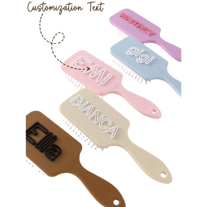Personalized Resin Hairbrush