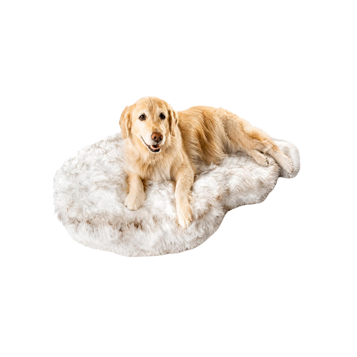 PupRug Orthopedic Dog Bed - White