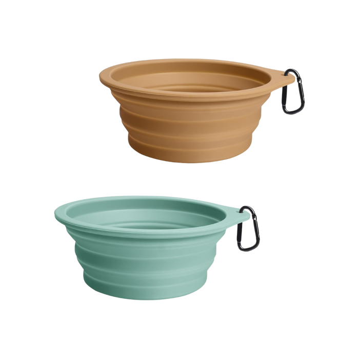 Collapsible Dog Bowls - 2 Pack