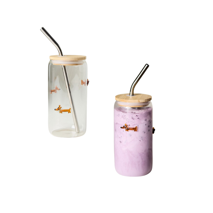 Icon Juice Glass Tumbler with Lid