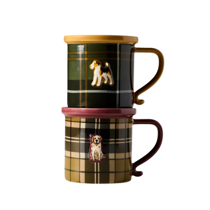 Barbour x Anthropologie Stoneware Dog Mug