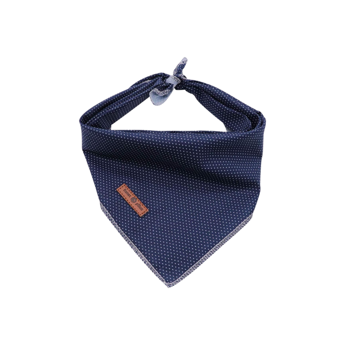 Blue Dot Dog Bandana
