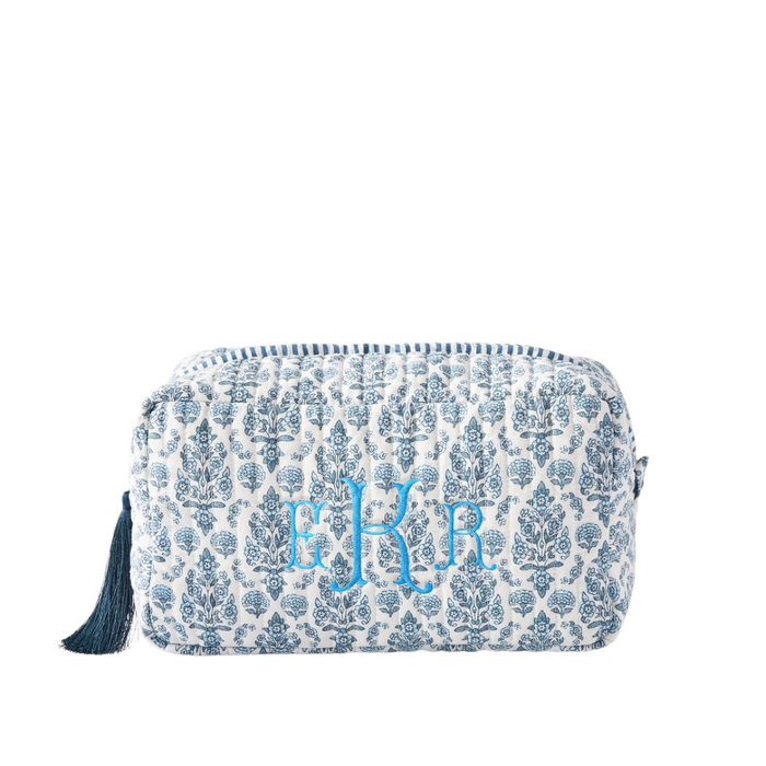 Block Print Travel Pouch