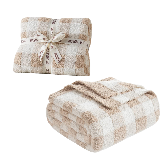 Snuggle Sac Checkered Blanket