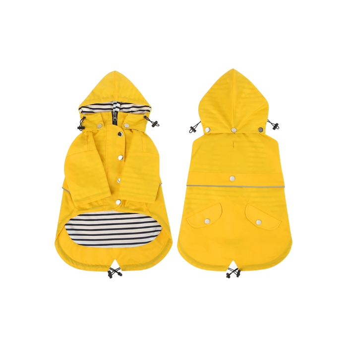 Yellow Raincoat for Dogs